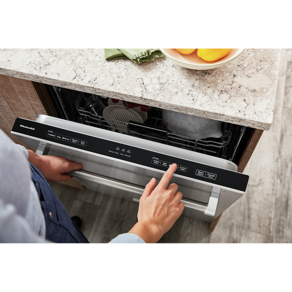 Kitchenaid® 44 dBA Dishwasher in PrintShield™ Finish with FreeFlex™ Third Rack KDTM404KPS