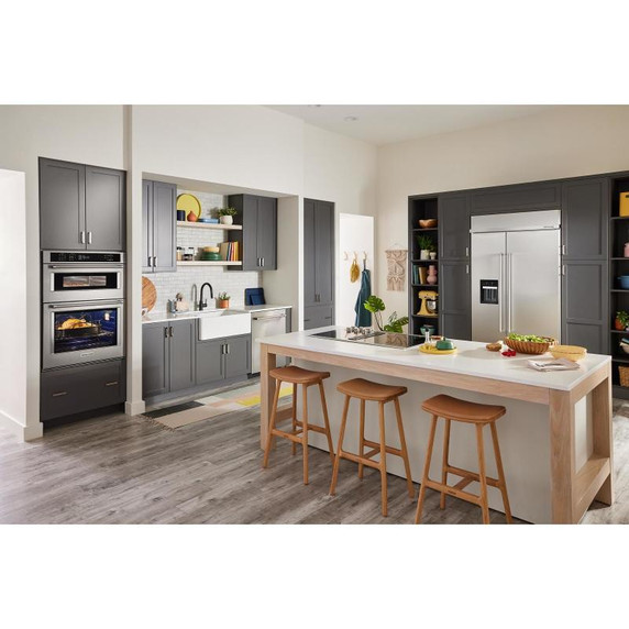 Kitchenaid® 36" Electric Downdraft Cooktop with 5 Elements KCED606GSS