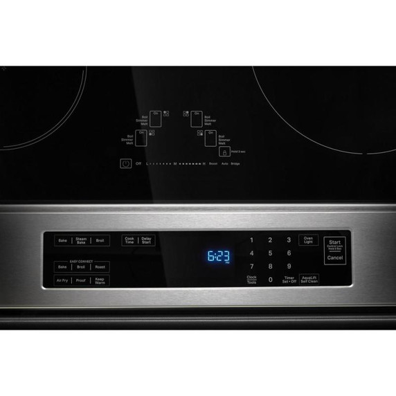 Kitchenaid® 30-Inch 4-Element Induction Slide-In Convection Range with Air Fry KSIS730PSS