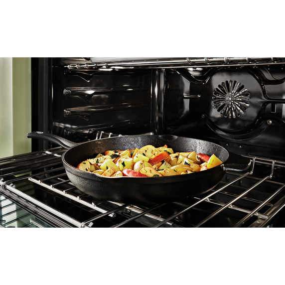 KitchenAid® 36'' Smart Commercial-Style Dual Fuel Range with 6 Burners KFDC506JSC