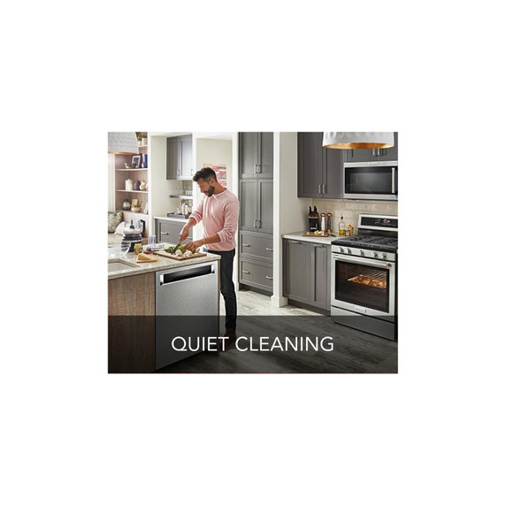 Kitchenaid® 44 dBA Dishwasher with 360° Max Jets™ Third Rack and LED Interior Lighting KDPM704KPS Kitchenaid® 44 dBA Dishwasher with 360° Max Jets™ Third Rack and LED Interior Lighting KDPM704KPS