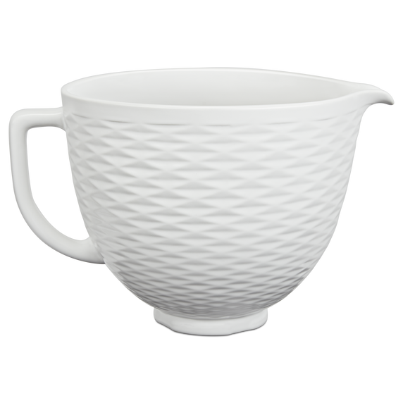 Kitchenaid® 5 Quart Textured Ceramic Bowl KSM2CB5TLW
