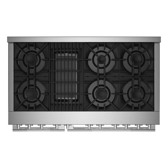 Jennair® 48" RISE™ Gas Professional-Style Range with Infrared Grill JGRP648HL