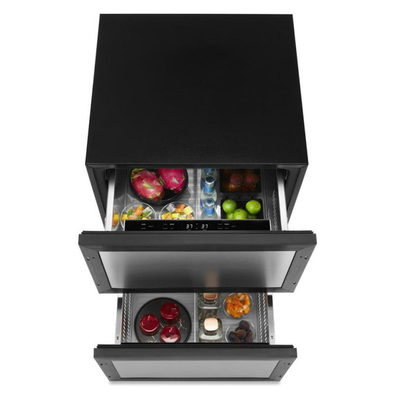 Jennair® Panel-Ready 24" Double-Refrigerator Drawers JUDFP242HX