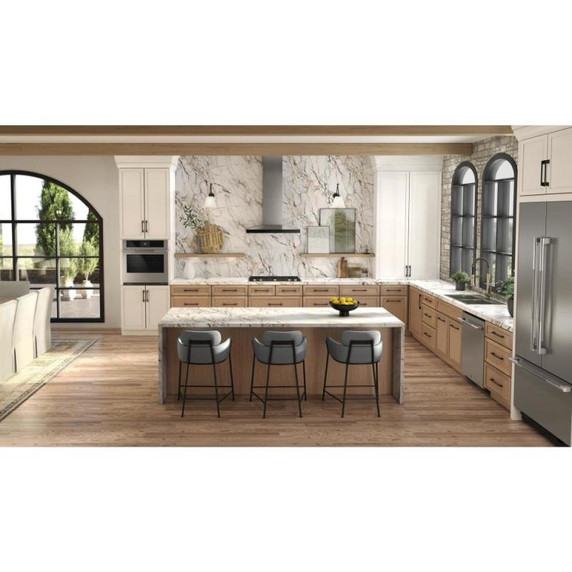 Jennair® Lustre Stainless 36" Pyramid Style Canopy Wall Hood JXW8536HS