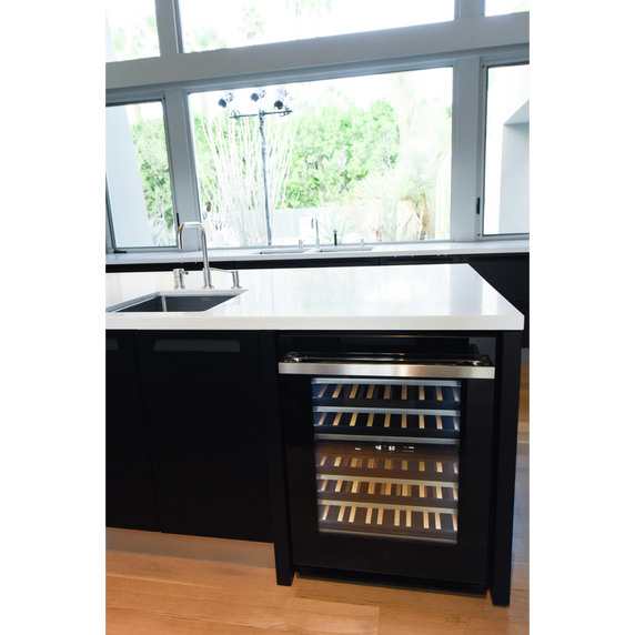 Jennair® NOIR™ 24 Built-In Undercounter Wine Cellar - RIght Swing JUWFR242HM