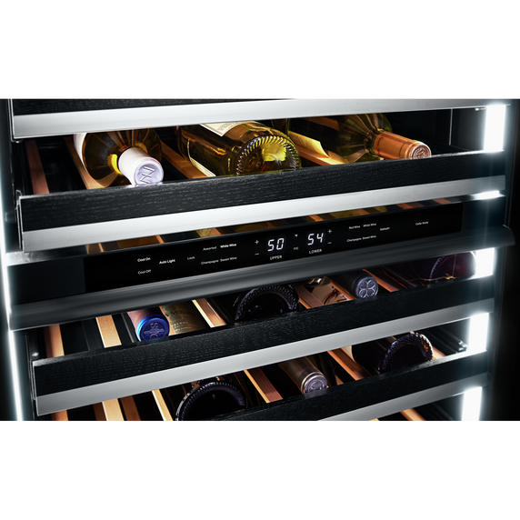 Jennair® NOIR™ 24 Built-In Undercounter Wine Cellar - RIght Swing JUWFR242HM