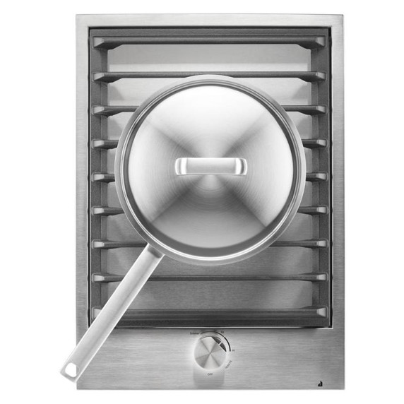 Jennair® 15" Single-Burner Gas Cooktop with Wok Ring JGC3115GS