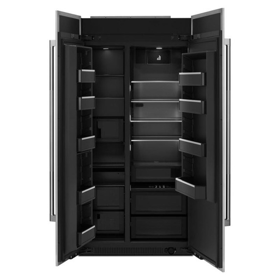 Jennair® Panel-Ready 42" Built-In Side-By-Side Refrigerator JBSFS42NMX