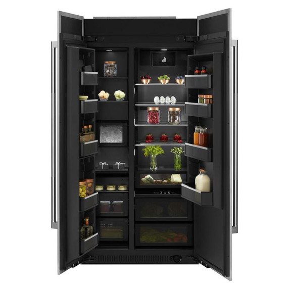Jennair® Panel-Ready 42" Built-In Side-By-Side Refrigerator JBSFS42NMX