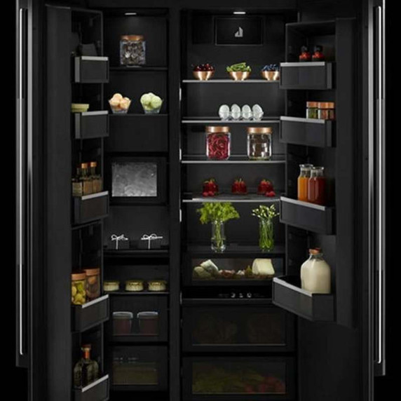 Jennair® Panel-Ready 42" Built-In Side-By-Side Refrigerator JBSFS42NMX