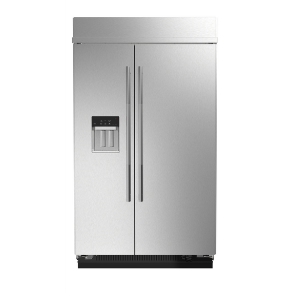 Jennair® RISE™ 48 Built-In Side-By-Side Refrigerator with External Ice and Water Dispenser JBSS48E22L