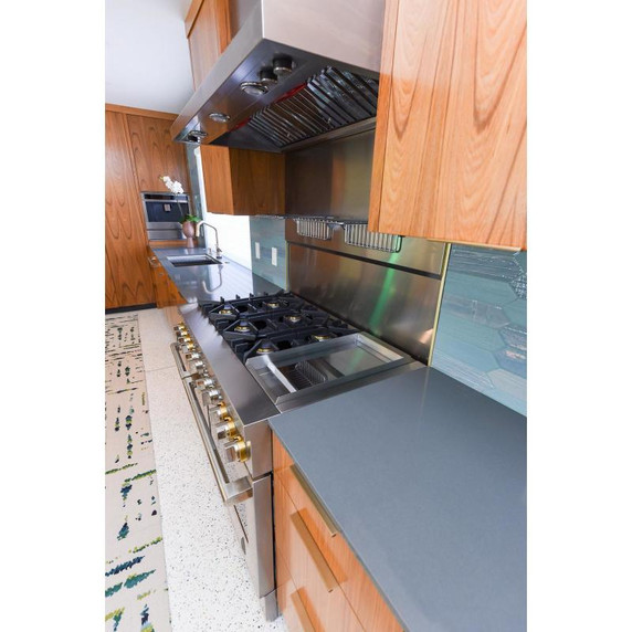 Jennair® 48" RISE™ Dual-Fuel Professional-Style Range with Chrome-Infused Griddle JDRP548HL