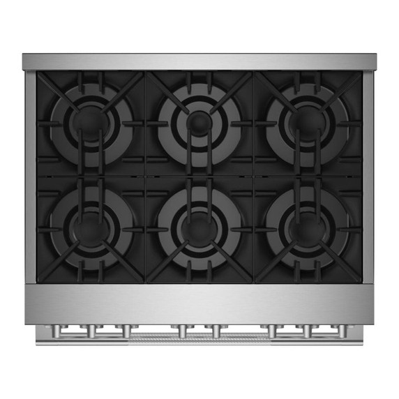 Jennair® 36" RISE™ Gas Professional-Style Range JGRP436HL