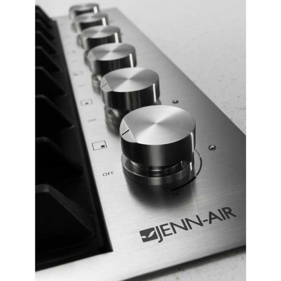 Jennair® 36", 6-Burner Gas Cooktop JGC7636BS