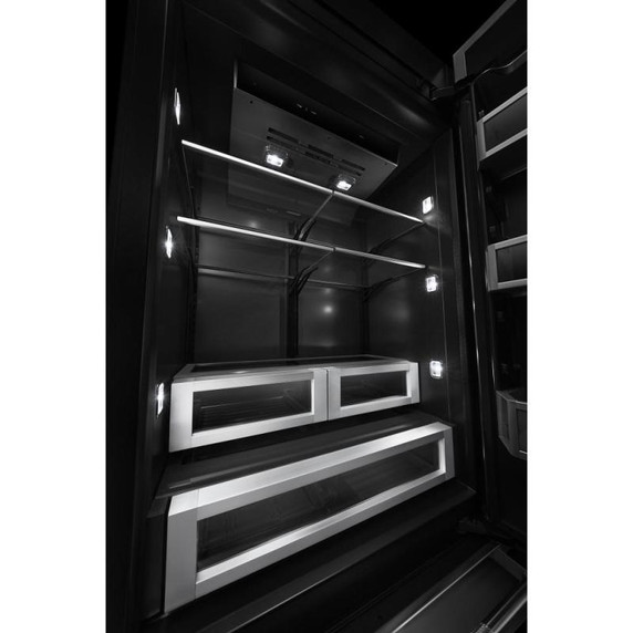 Jenn-Air® 36” Fully Integrated Built-In Bottom-Freezer Refrigerator (Left-Hand Door Swing) JB36NXFXLE