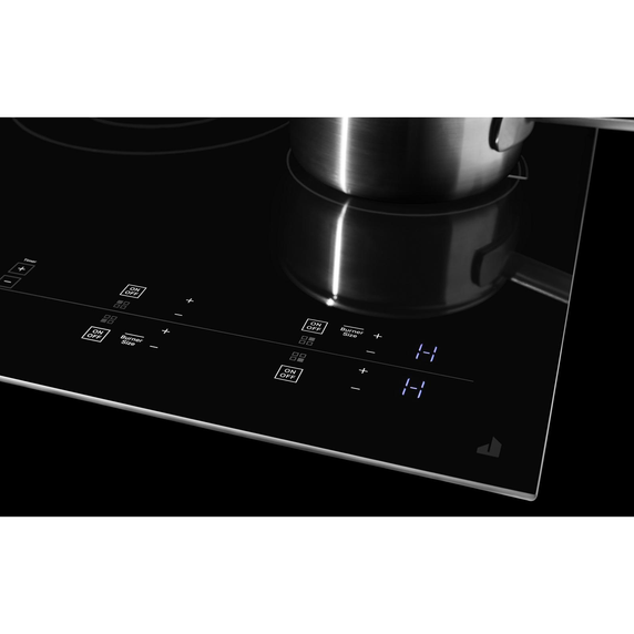 Jennair® 36 Oblivion Glass Electric Radiant Downdraft Cooktop with Tap Touch Controls JED4536KB