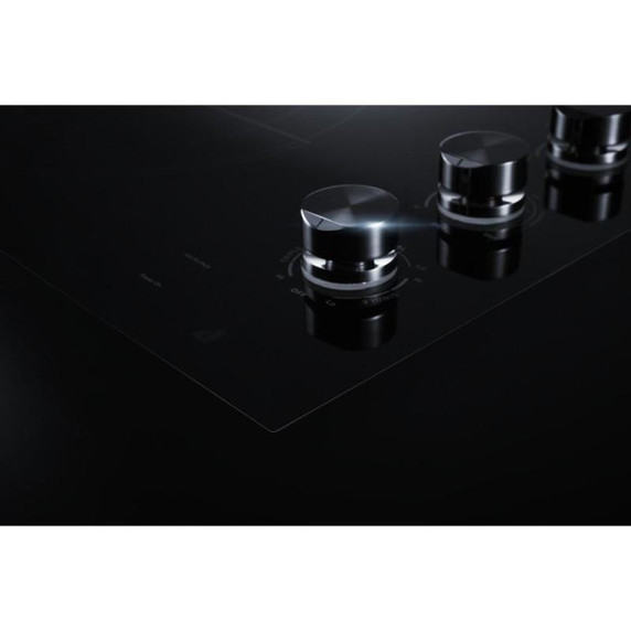 Jennair® 30" Oblivion Glass Radiant Cooktop with Halo-Effect Knobs JEC3430HB