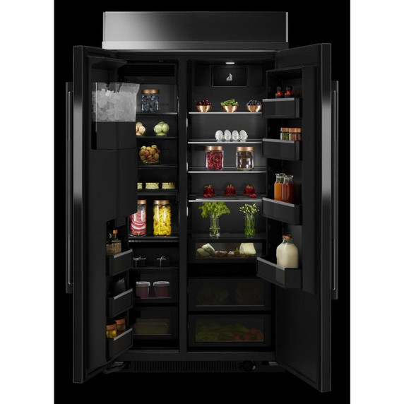 Jennair® RISE™ 42" Built-In Side-By-Side Refrigerator with External Ice and Water Dispenser JBSS42E22L Jennair® RISE™ 42" Built-In Side-By-Side Refrigerator with External Ice and Water Dispenser JBSS42E22L
