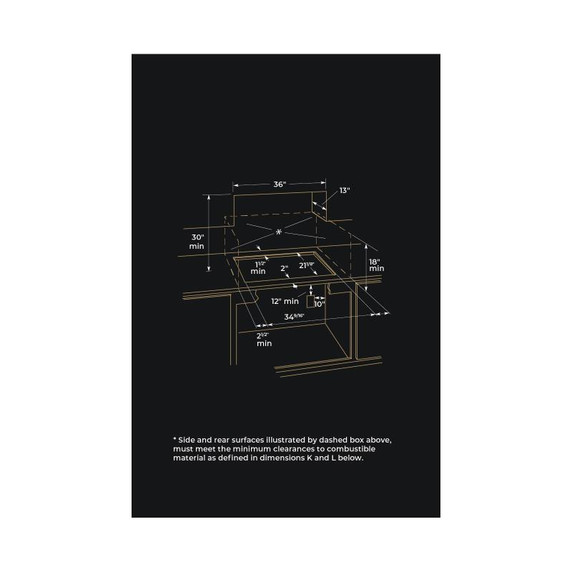 Jennair® 36" JX3™ Electric Downdraft Cooktop JED3536GB