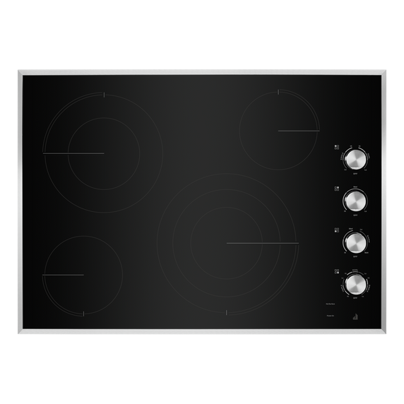 Jennair® Lustre Stainless 30 Electric Radiant Cooktop JEC3430HS