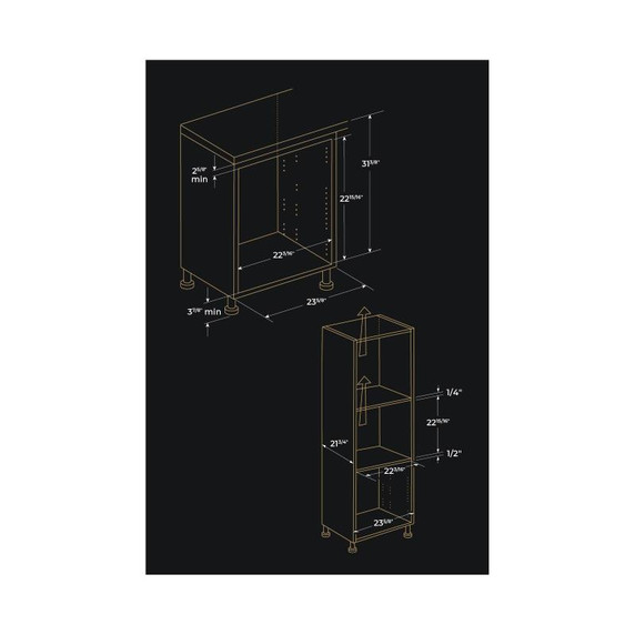 Jennair® NOIR 60cm Built-In Convection Oven JJW2424HM