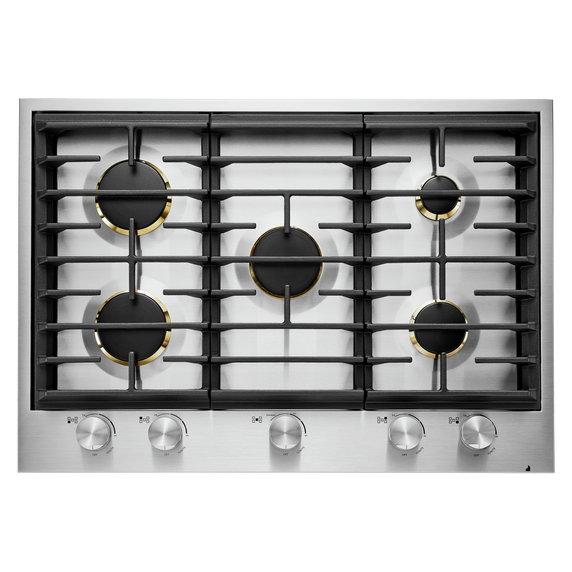 Jennair® Euro-Style 30 5-Burner Gas Cooktop JGC3530GS