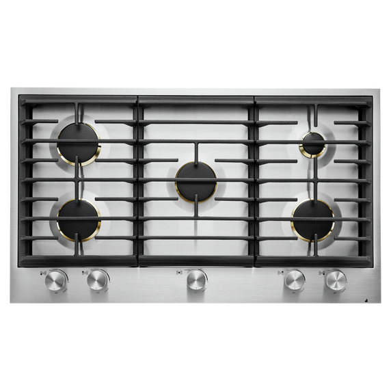 Jennair® Euro-Style 36 5-Burner Gas Cooktop JGC3536GS