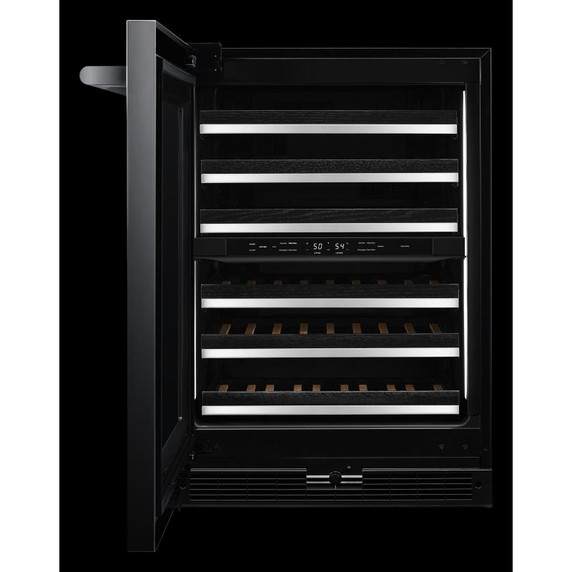 Jennair® RISE™ 24" Built-In Undercounter Wine Cellar, Left Swing JUWFL242HL