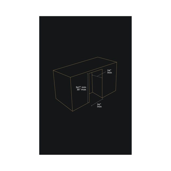 Jennair® RISE™ 24" Built-In Undercounter Wine Cellar, Left Swing JUWFL242HL