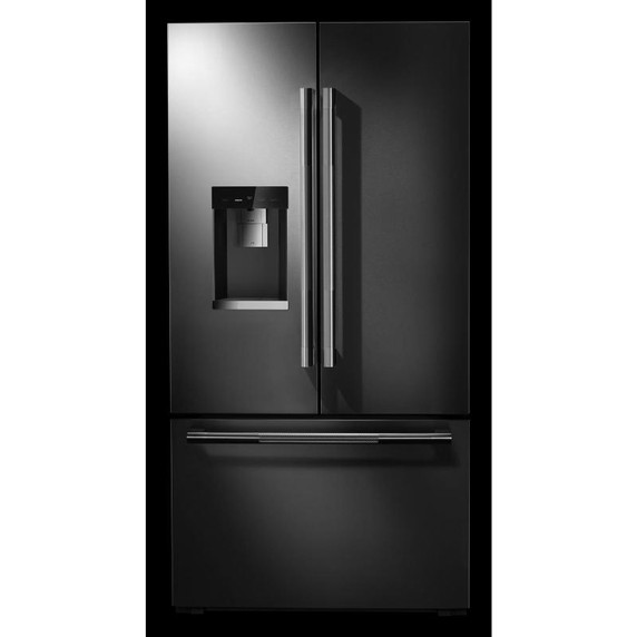 Jennair® RISE™ 72” Counter-Depth French Door Refrigerator with Obsidian Interior JFFCC72EHL