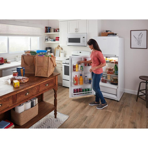 Amana® Top Freezer Refrigerator - 16.3 cu. ft. ARTX3028PW