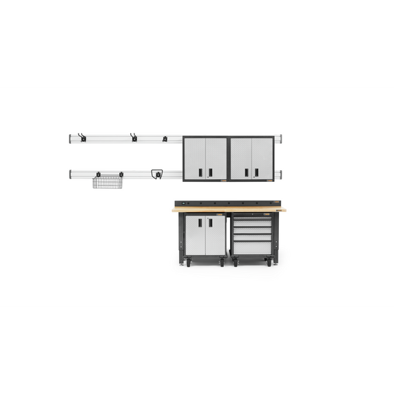 Gladiator® 4' Wide GearTrack® Channels (2-Pack) GAWC042PZY