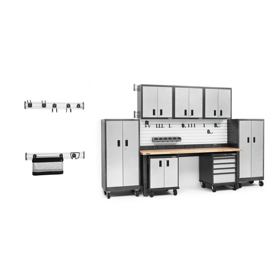 Gladiator® 8' Adjustable Height Hardwood Workbench GAWB08HWEG