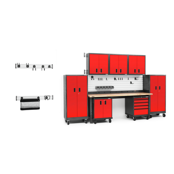 Gladiator® 8' Adjustable Height Hardwood Workbench GAWB08HWEG