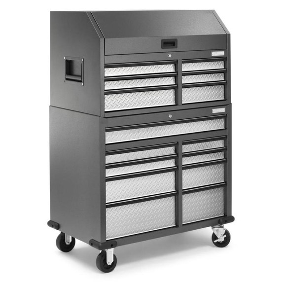 Gladiator® Premier 41 inch (104.1 cm) 15-drawer Mobile Tool Chest Combo GATC4115JG