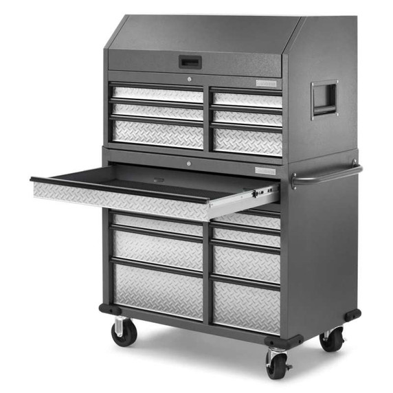 Gladiator® Premier 41 inch (104.1 cm) 15-drawer Mobile Tool Chest Combo GATC4115JG