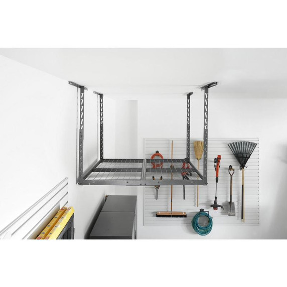 Gladiator® Overhead GearLoft™ Storage Rack 4' (121.9 cm) x 4' (121.9 cm) GALS44M2KG Gladiator® Overhead GearLoft™ Storage Rack 4' (121.9 cm) x 4' (121.9 cm) GALS44M2KG