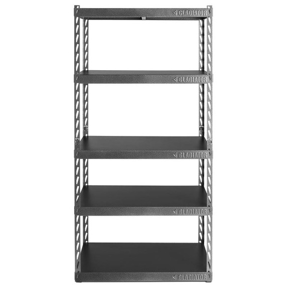 Gladiator® 36" (76.2 cm) Wide EZ Connect Rack with Five 18" (45.7 cm) Deep Shelves YGRK365TGG