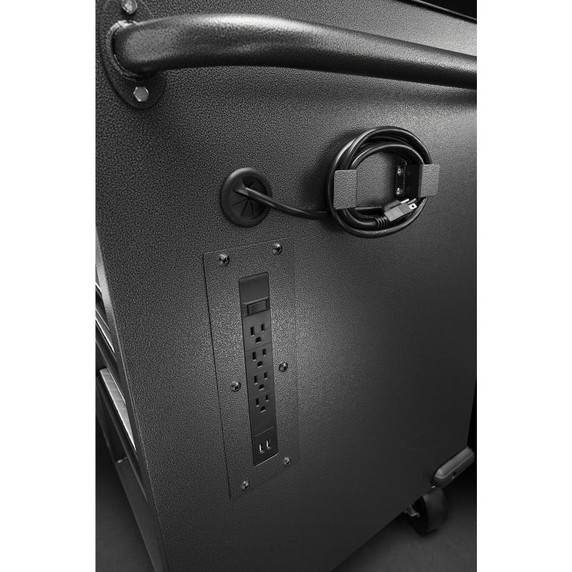 Gladiator® Premier 41 inch (104.1 cm) 9-drawer Mobile Tool Workbench with Solid Wood Top GAMT41HWJG