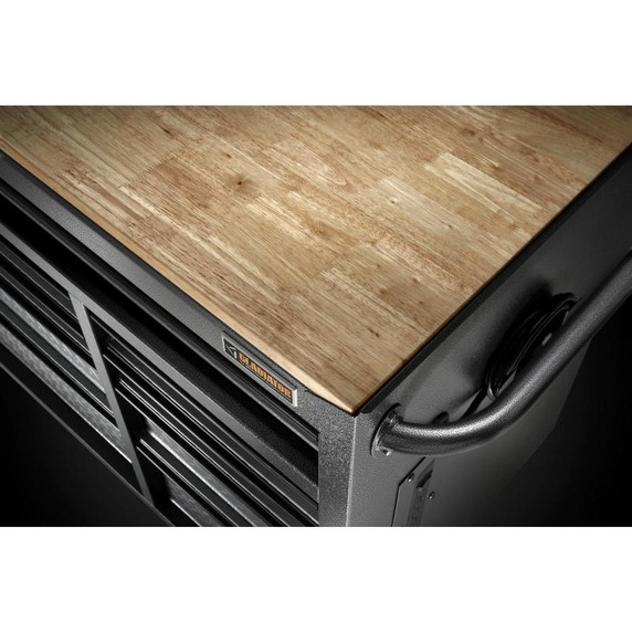 Gladiator® Premier 41 inch (104.1 cm) 9-drawer Mobile Tool Workbench with Solid Wood Top GAMT41HWJG