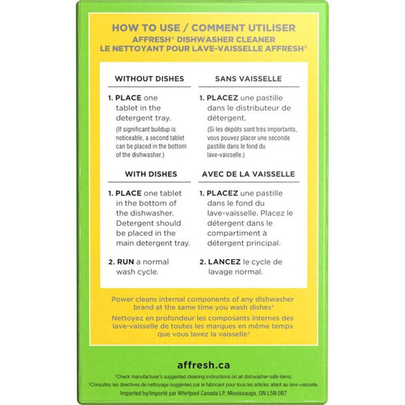 Affresh® affresh® Dishwasher Cleaner - 6 count W10549851B
