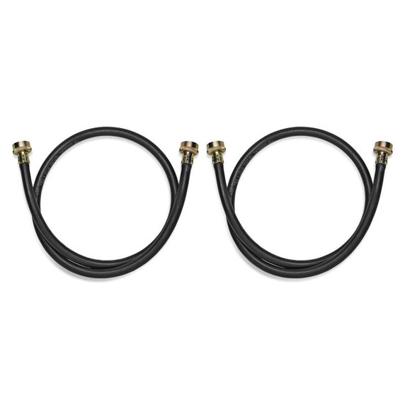 4' Black Washer Inlet Hoses 1050 PSI - 2 Pack 8212546RP
