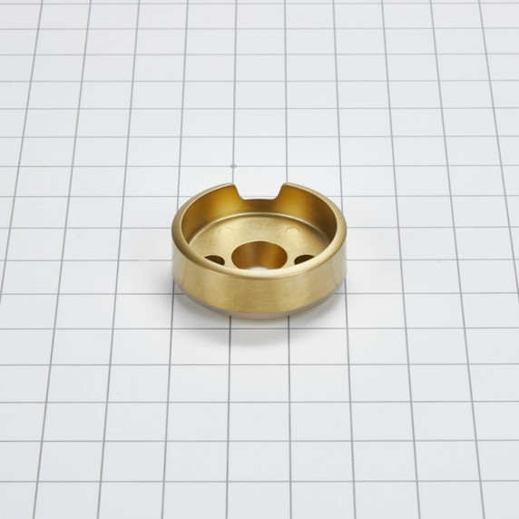 Range Brass Knob Bezel, Surface/Grille W11316873
