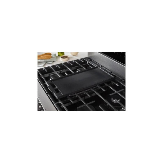 Whirlpool® 30-inch Smart Gas Range with True Convection, Steam/Self Cleaning, Rapid Preheat 5.3 CuFt Capacity WFGS7530RV