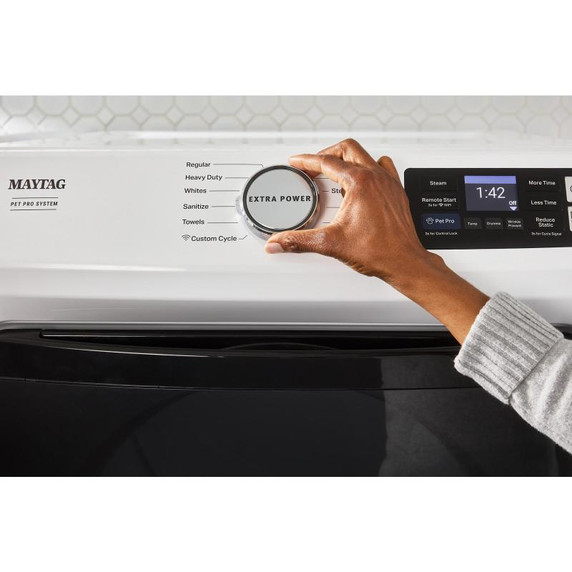 Maytag® Smart Pet Pro Front Load Gas Dryer - 7.4 CU. FT. MGD7020RW Maytag® Smart Pet Pro Front Load Gas Dryer - 7.4 CU. FT. MGD7020RW
