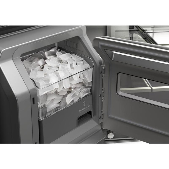 Kitchenaid® 26.2 Cu. Ft. Multi-Door French Door Refrigerator with Platinum Interior KRMF536RBS