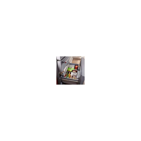 Kitchenaid® 26.2 Cu. Ft. Multi-Door French Door Refrigerator with Platinum Interior KRMF536RBS