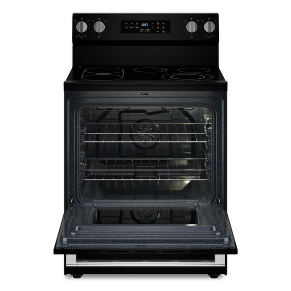 Maytag® 30-Inch Convection Electric Range With No Preheat Air Fry and Air Baking - 5.3 Cu. Ft. YMFES6030RB