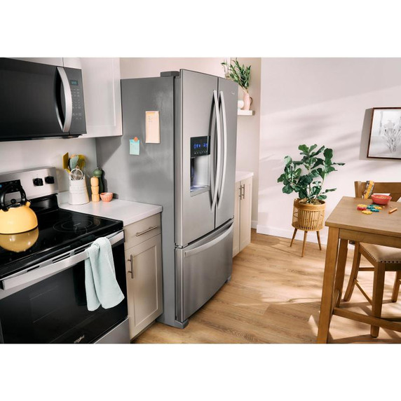 Whirlpool® 36-Inch Wide French Door Bottom Mount Refrigerator - 25 cu. ft. WRFF3436RW